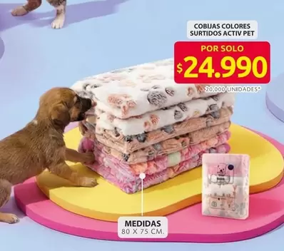 COBIJAS COLORES SURTIDOS