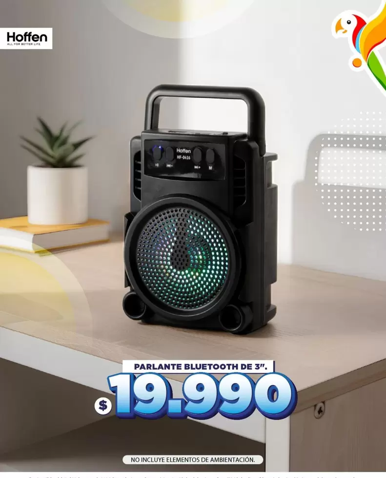Hoffen - PARLANTE BLUETOOTH DE 3"