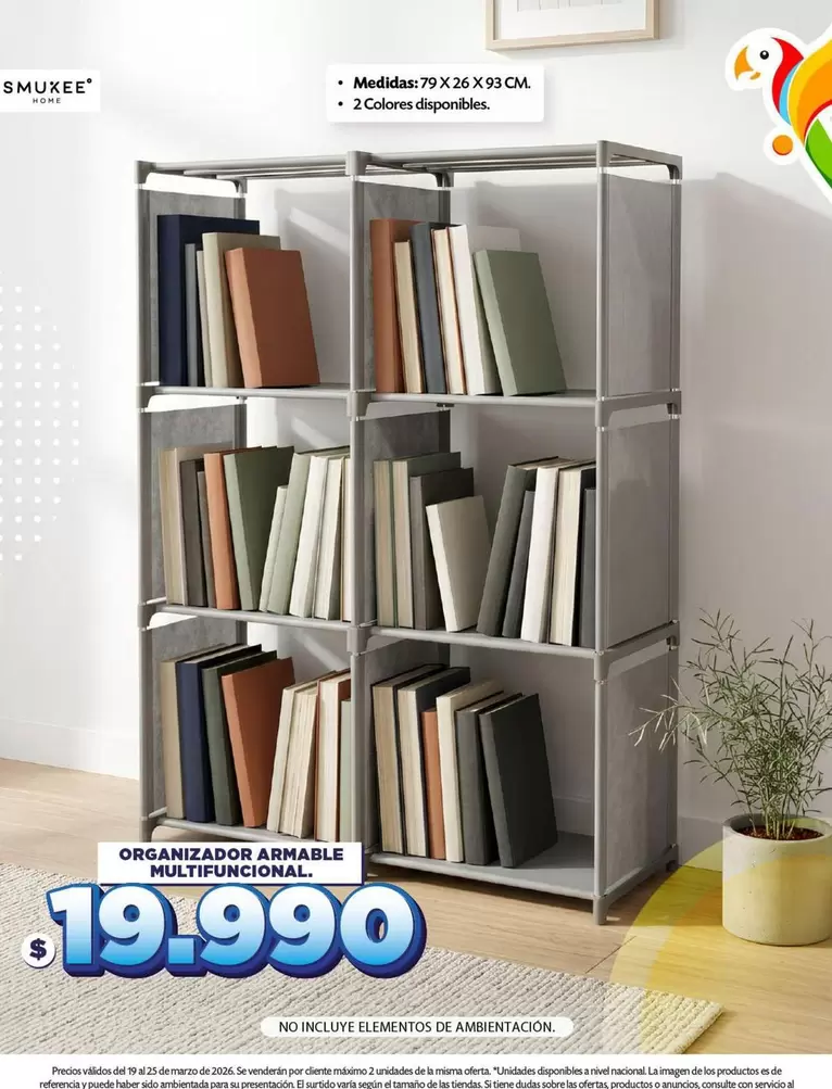 Nacional - ORGANIZADOR ARMABLE MULTIFUNCIONAL