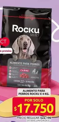 Alimento para Perros Rocku x 4 Kg