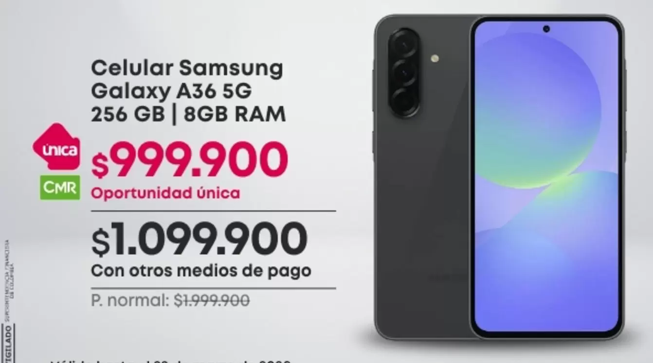 Samsung - Celular Galaxy A36 5G 256 GB | 8GB RAM