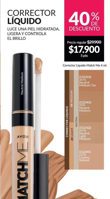 Avon - CORRECTOR LÍQUIDO
