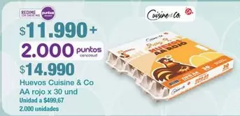 Cuisine & Co - Huevos AA rojo