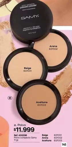 compacto - Polvo Samy 11 gr
