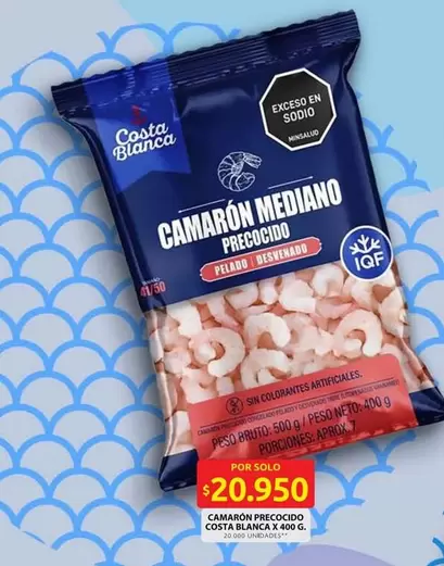 Costa - CAMARÓN MEDIANO PRECOCIDO