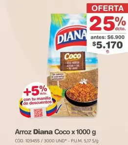 Diana - Arroz Coco x 1000 g