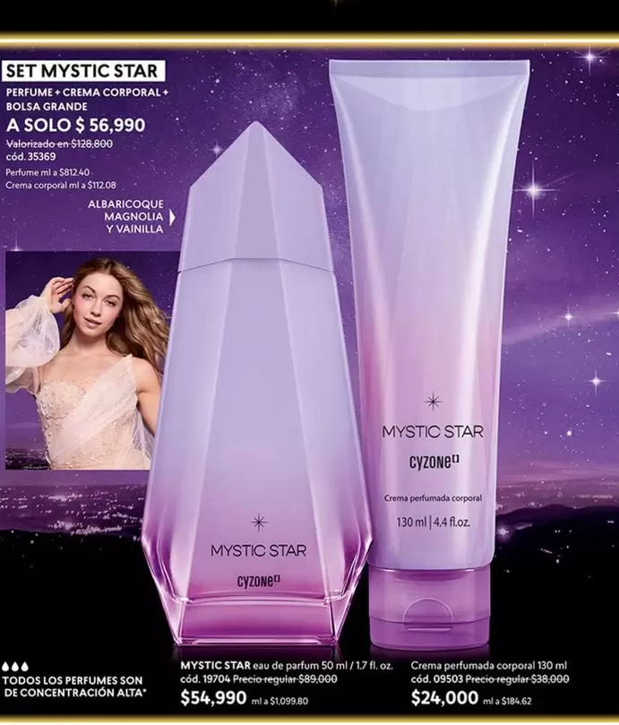 Mystic - MYSTIC STAR Perfume + Crema Corporal + Bolsa Grande