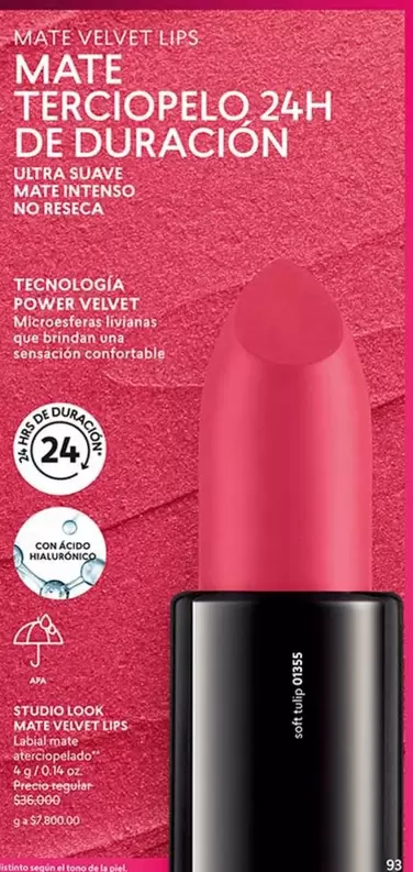 Suave - MATE TERCIOPELO 24H DE DURACIÓN