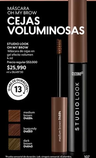 Medium - MÁSCARA OH MY BROW CEJAS VOLUMINOSAS
