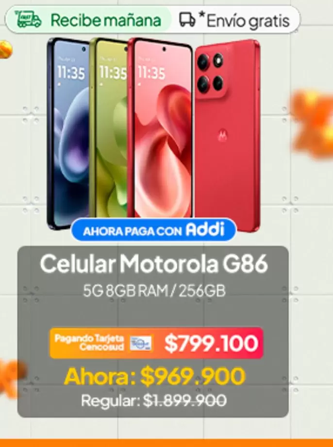 Motorola - Celular G86