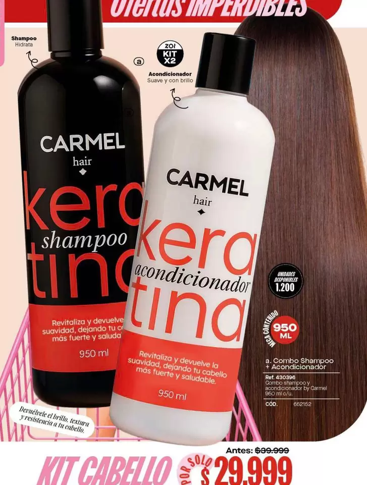 Suave - kera shampoo + acondicionador