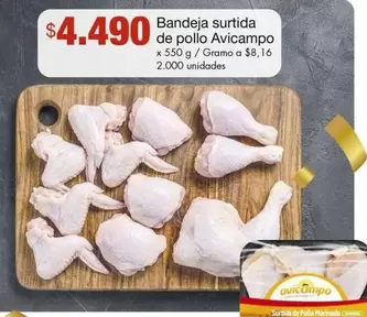 Avicampo - Bandeja surtida de pollo
