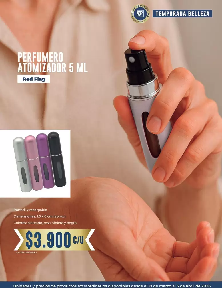 PERFUMERO ATOMIZADOR 5 ML