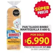 Bimbo - PAN TAJADO MANTEQUILLA