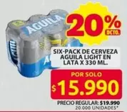 Águila - CERVEZA AGUILA LIGHT EN LATA