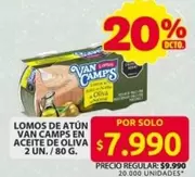 Van Camps - Lomos de Atún en Aceite de Oliva