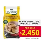 Del Costal - Harina de Maíz Blanca Precocida