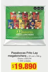 Frito Lay - Pasabocas  megalonchera