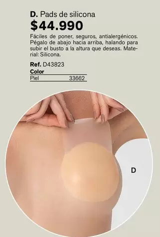 Piel - D. Pads de silicona Ref. D43823