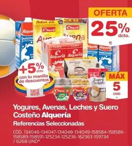 Costeño - Yogures, Avenas, Leches y Suero Alqueria