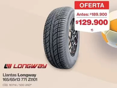 Llantas 165/65r13 77t Zt101