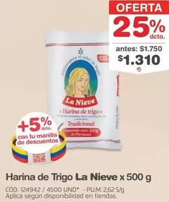 La Nieve - Harina de trigo x 500 g