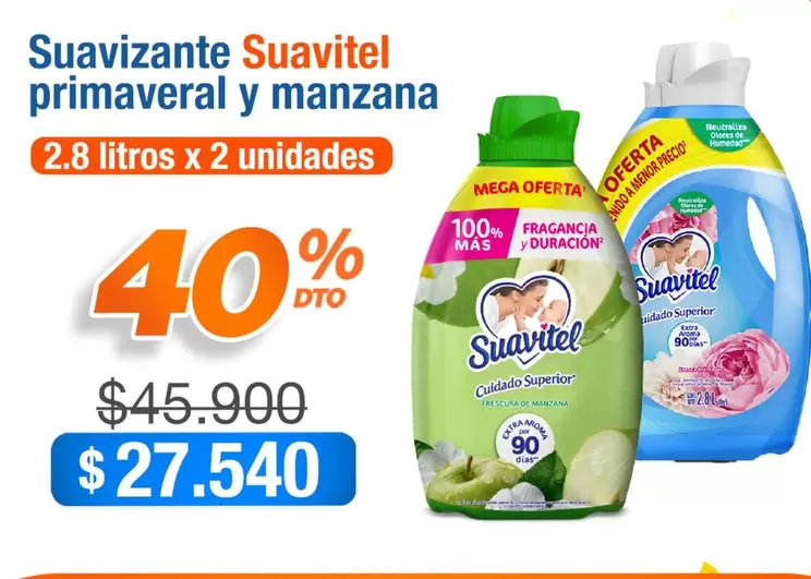 Suavitel - Suavizante primaveral y manzana