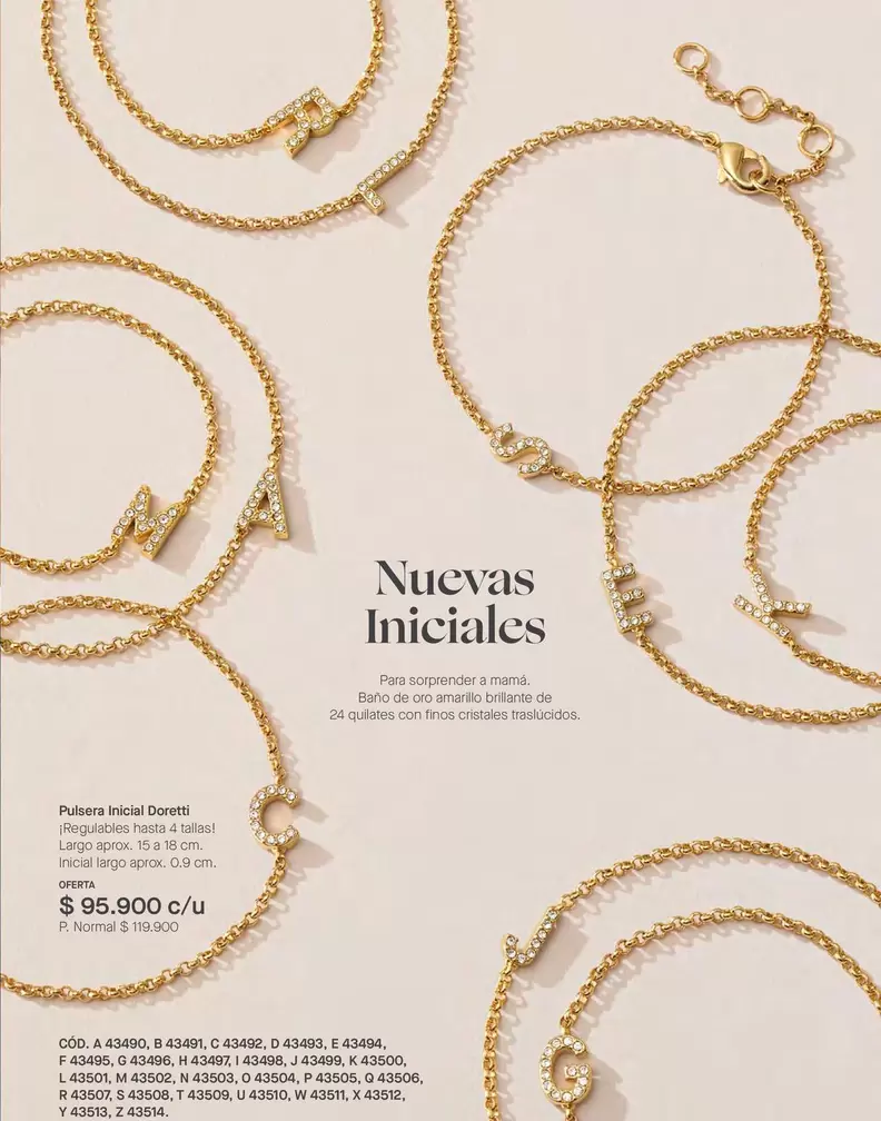 Brillante - Pulsera Inicial Dotti