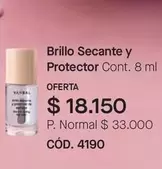 Yanbal - Brillo Secante y Protector Cont. 8 ml CÓD. 4190