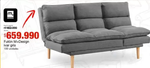 Design - Futón M+ Ivar gris