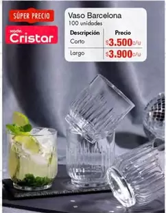 Cristar - Vaso Barcelona