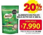 Milo - ALIMENTO EN POLVO MILO ACTIV GO