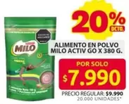 Milo - ALIMENTO EN POLVO GO
