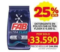 Fab - DETERGENTE EN POLVO ULTRA FLASH