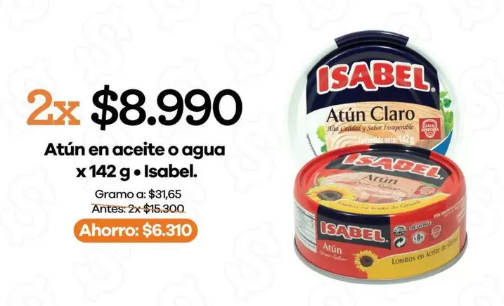 Isabel - Atún en aceite o agua