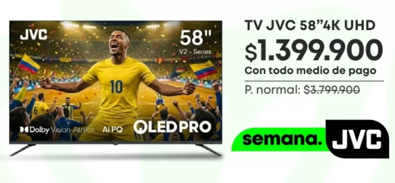 JVC - TV 58"4K UHD
