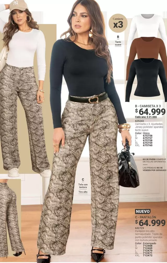 Suave - Pantalón Palazzo