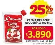 Alquería - Crema de Leche