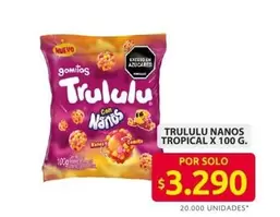 Trululu - Gomitas  Nanos Tropical