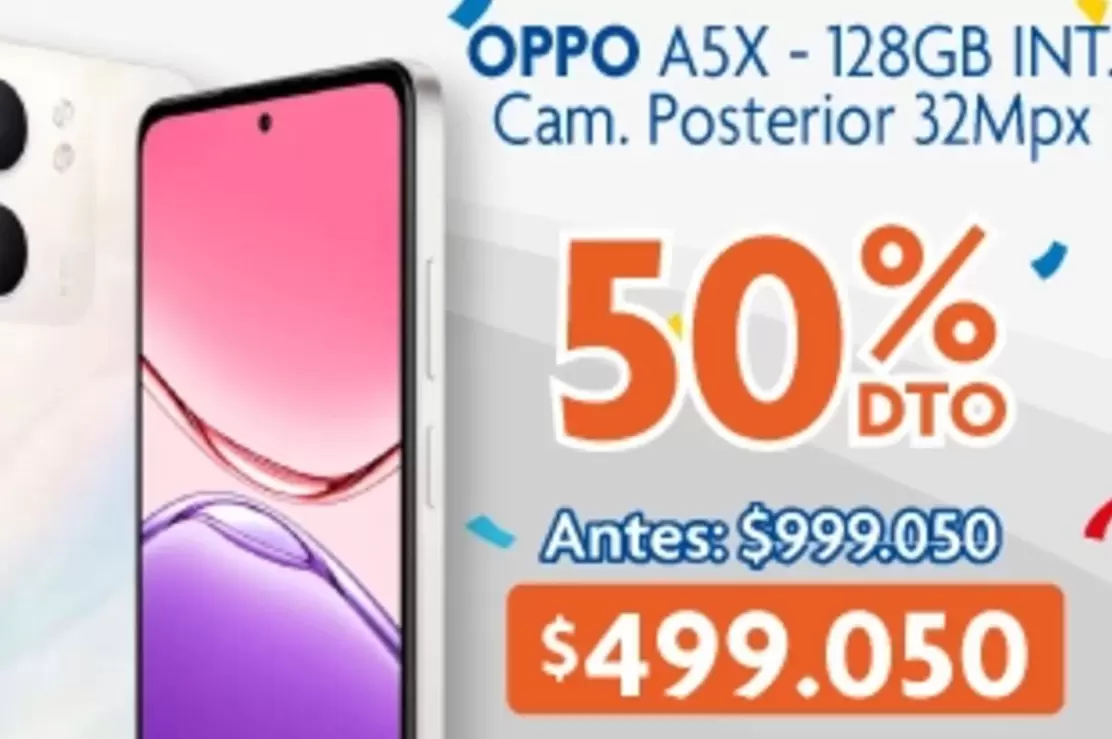 A5X - 128GB INT. Cam. Posterior 32Mpx