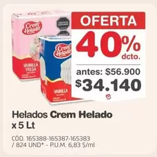 Crem Helado - Helados