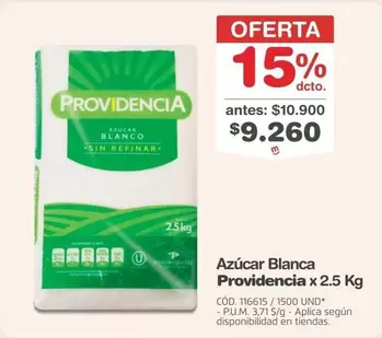 Providencia - Azúcar Blanca