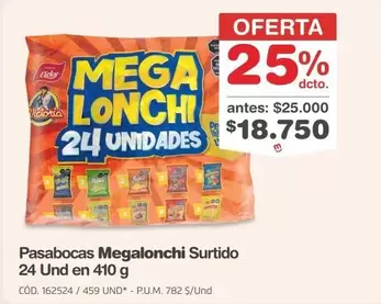 Nicky - Mega Lonchi 24 Unidades