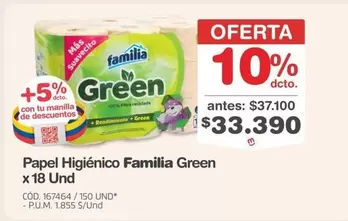 Familia - Papel Higiénico x 18 Und