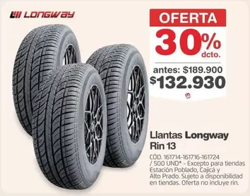 no - Llantas Rin 13 CÓD. 161714-161716-161724 / 500 UND