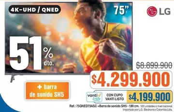 LG - 4K-UHD / QNED TV 75"