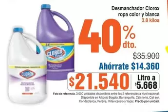 Clorox - Desmanchador