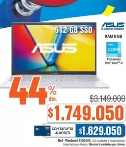 Asus - Vivobook X1504VA