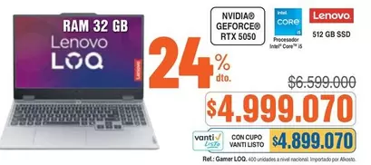 Lenovo - Laptop Gamer LOQ