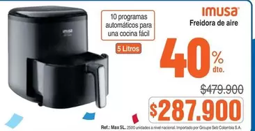 Imusa - Freidora de aire